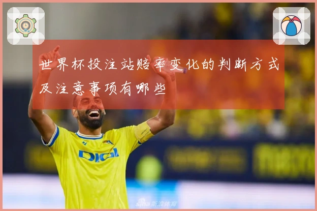 世界杯投注站赔率变化的判断方式及注意事项有哪些