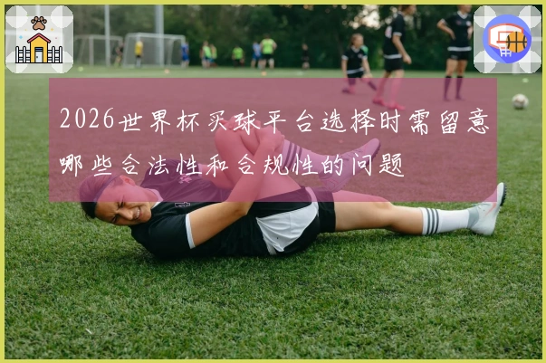 2026世界杯买球平台选择时需留意哪些合法性和合规性的问题