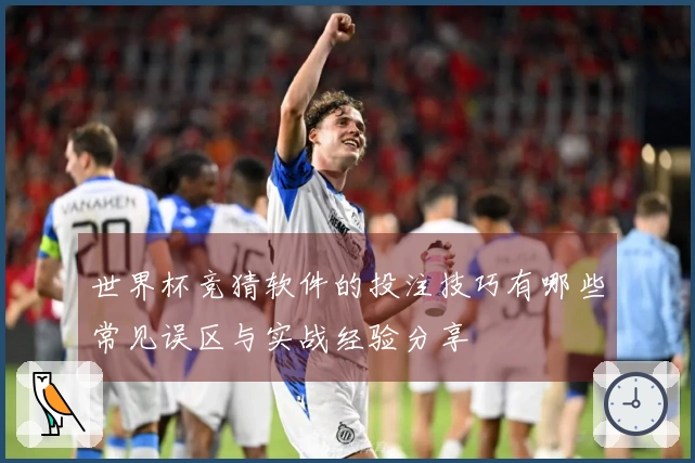 世界杯竞猜软件的投注技巧有哪些常见误区与实战经验分享