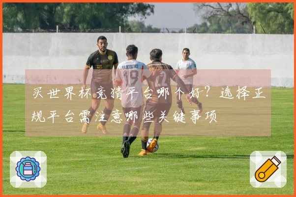 买世界杯竞猜平台哪个好？选择正规平台需注意哪些关键事项