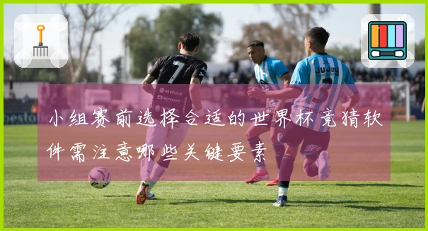 小组赛前选择合适的世界杯竞猜软件需注意哪些关键要素